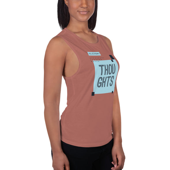 Thoughts Ladies’ Muscle Tank