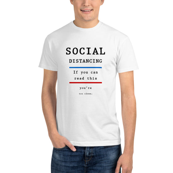 "Social Distancing" Unisex Eco T-Shirt