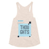 Thoughts Tri-Blend Racerback Tank