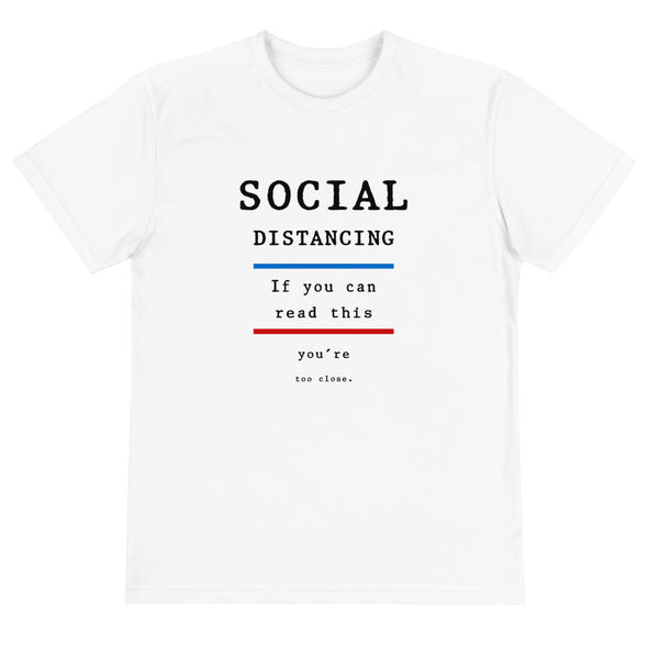"Social Distancing" Unisex Eco T-Shirt