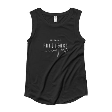 Frequency Ladies’ Cap Sleeve T-Shirt