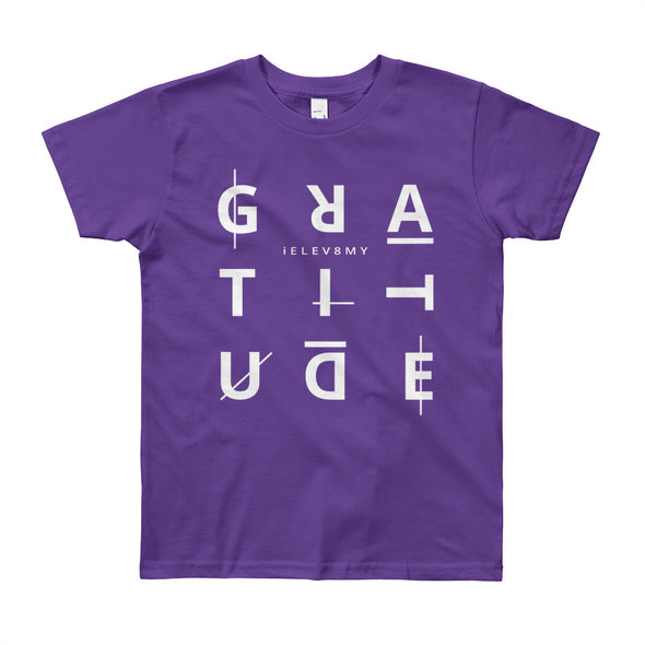 Gratitude Mars Youth Short Sleeve T-Shirt