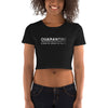 "Time to Reflect" Ladies Crop Tee
